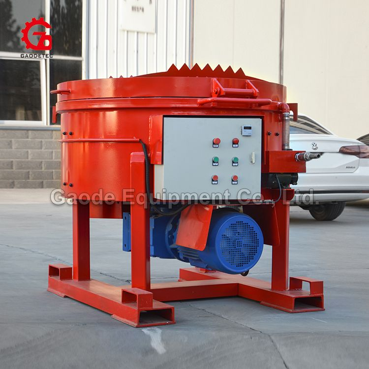 GAODETEC GRM500 Easy-Maintain Refractory Pan Mixer For On-Site Operation